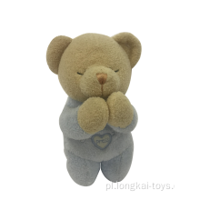 Plush Pray Bear Bear Baby Blue